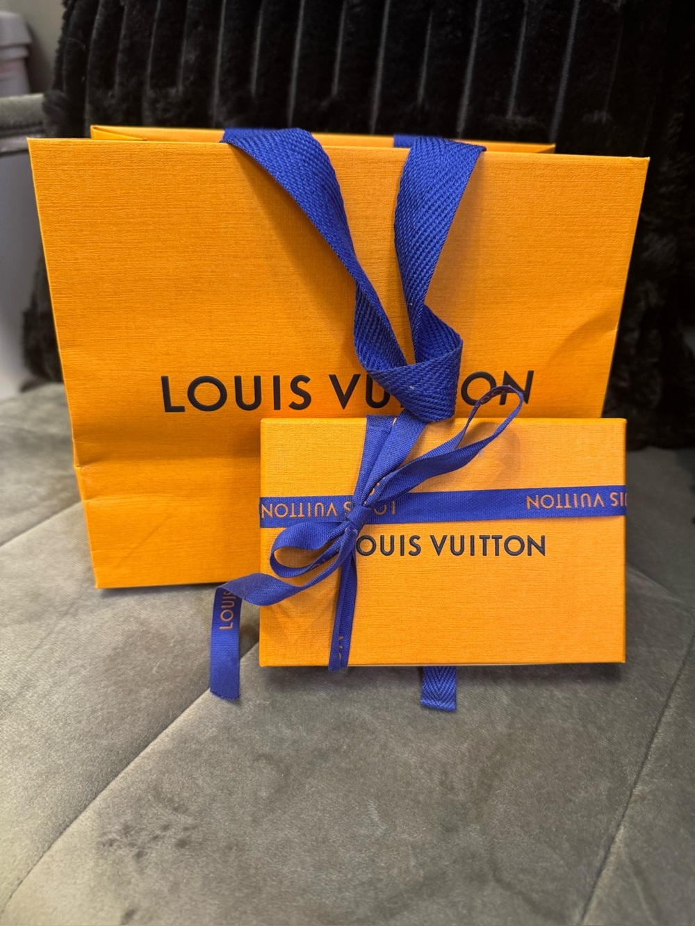 Louis Vuitton Brown and Gold Monogram Bracelet-bag box serial number and receipt - Picture 6 of 7
